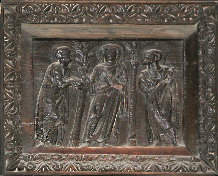 Christ and Two Apostles         