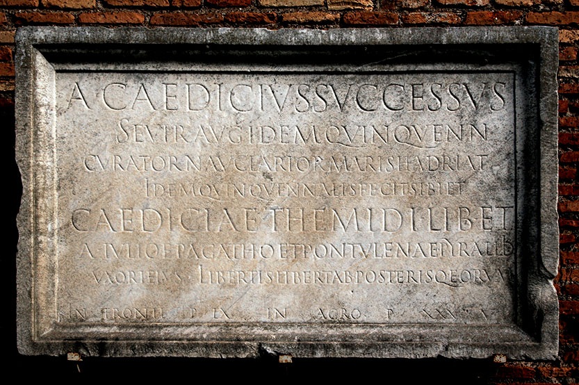 Ostia - Dedicatory Inscription