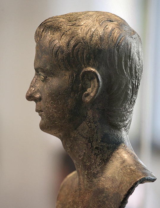 Small scale portrait of Caligula         